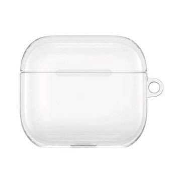 Προστατευτική Θήκη Σιλικόνης για Apple Air Pods 4 Ακουστικά - Χρώμα: Διάφανο