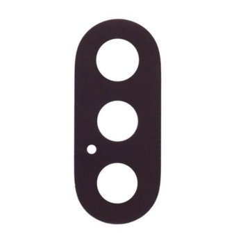 Full Cover Full Glue Tζαμάκι Προστασίας Πίσω Κάμερας για Apple iPhone X/XS/XS MAX - Χρώμα: Μαύρο