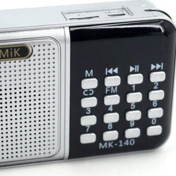 CMiK MK-140 Μίνι Επαναφορτιζόμενο Ραδιοφωνάκι με USB - Χρώμα: Ασημί CMiK MK-140 Μίνι Επαναφορτιζόμενο Ραδιοφωνάκι με USB - Χρώμα: Ασημί