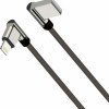 OPTIVA OPC23i Καλώδιο Angle (90°) USB σε Lightning 2m - Χρώμα: Μαύρο