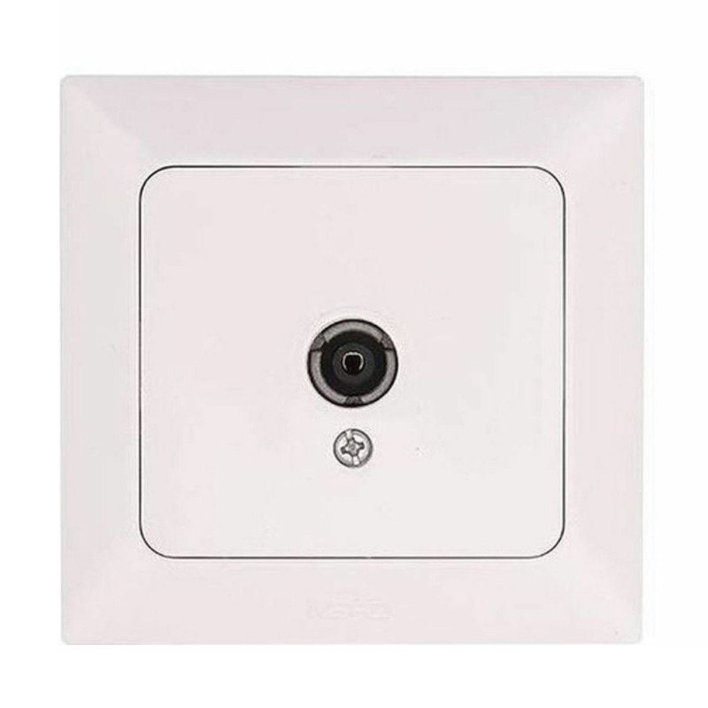 Πρίζα Κεραίας Τηλεόρασης Τερματική 152-12009 - Χρώμα: Λευκό