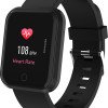 Forever ForeVigo SW-300 42mm Smartwatch με Παλμογράφο - Χρώμα: Μαύρο