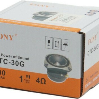 FONY CTC-30G Tweeter Ηχείου Αυτοκινήτου 800w 38mm 8x8cm FONY CTC-30G Tweeter Ηχείου Αυτοκινήτου 800w 38mm 8x8cm