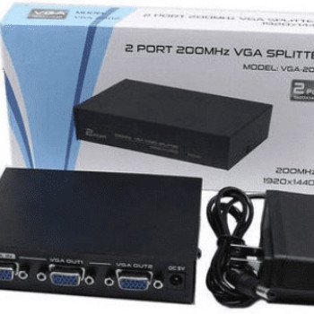 VGA 2 Port Splitter 200 MHz VGA-2002 VGA 2 Port Splitter 200 MHz VGA-2002