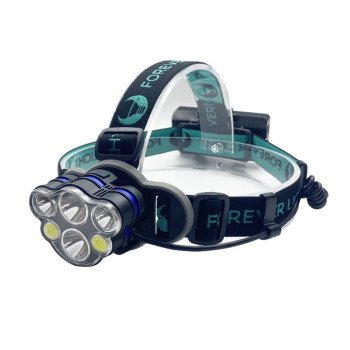 Επαναφορτιζόμενος Φακός Κεφαλής LED Διπλής Λειτουργίας με Μέγιστη Φωτεινότητα 500lm 10W - Χρώμα: Μαύρο Επαναφορτιζόμενος Φακός Κεφαλής LED Διπλής Λειτουργίας με Μέγιστη Φωτεινότητα 500lm 10W - Χρώμα: Μαύρο