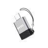 BWOO BZ35 Μετατροπέας USB-C Male σε USB-A Female - Χρώμα: Γκρι