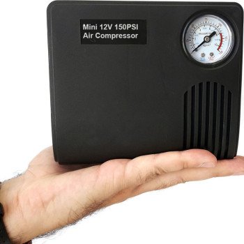 Mini Κομπρεσέρ Αέρος Αυτοκινήτου 150psi με Καλώδιο Αναπτήρα 12V EP170 Μαύρο Mini Κομπρεσέρ Αέρος Αυτοκινήτου 150psi με Καλώδιο Αναπτήρα 12V EP170 Μαύρο