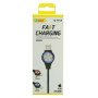 Andowl Q-T51A Braided Καλώδιο LED USB σε Lightning 1m - Χρώμα: Κόκκινο Andowl Q-T51A Braided Καλώδιο LED USB σε Lightning 1m - Χρώμα: Κόκκινο