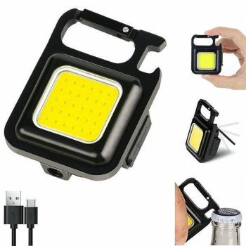 Επαναφορτιζόμενος Μίνι Φακός Μπρελόκ & Ανοιχτήρι 930 - Χρώμα: Μαύρο Επαναφορτιζόμενος Μίνι Φακός Μπρελόκ & Ανοιχτήρι 930 - Χρώμα: Μαύρο