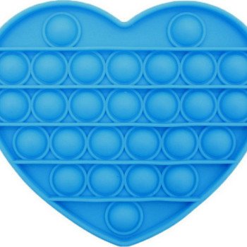 Pop it Fidget Antistress Παιχνίδι Ανακούφισης για Παιδιά Καρδούλα - Χρώμα: Μπλε Pop it Fidget Antistress Παιχνίδι Ανακούφισης για Παιδιά Καρδούλα - Χρώμα: Μπλε