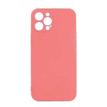 Θήκη Πλάτης Σιλικόνης Soft για Apple i Phone 12 Pro Max Χρώμα: Κόκκινο