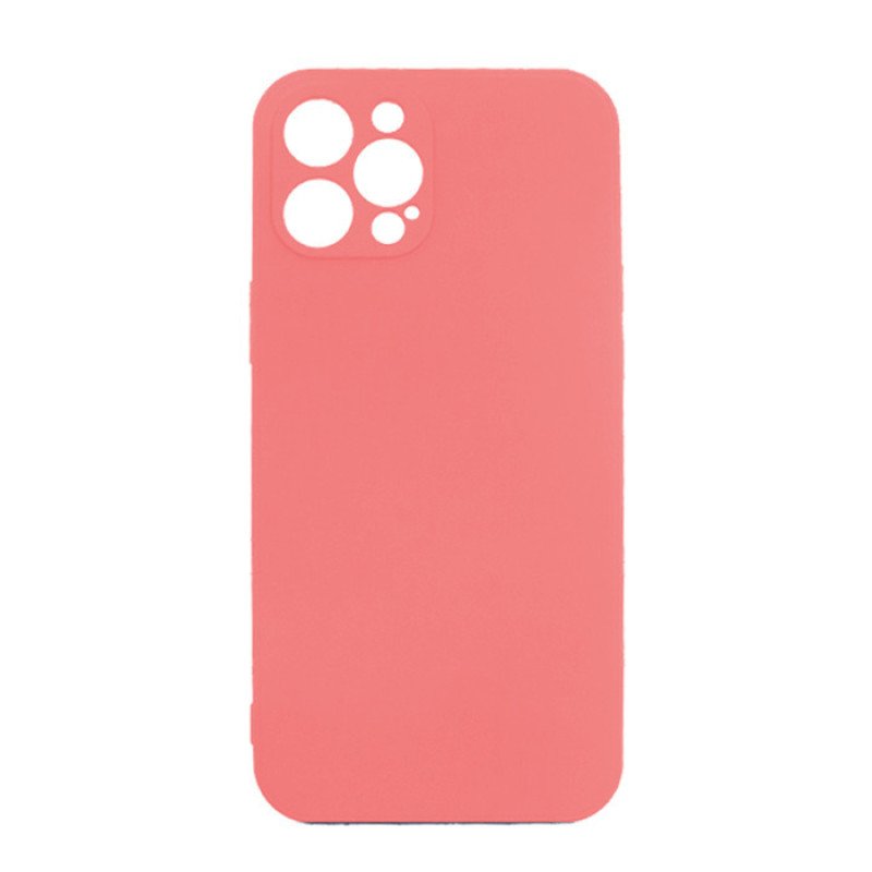 Θήκη Πλάτης Σιλικόνης Soft για Apple i Phone 12 Pro Max Χρώμα: Κόκκινο