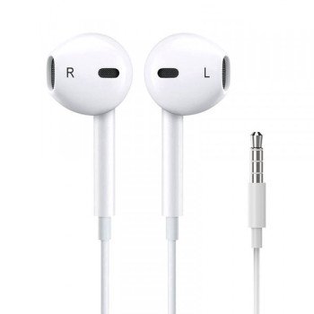 Ενσύρματα Ακουστικά EarPods Earbuds Handsfree 3.5mm Jack - Χρώμα: Άσπρο Ενσύρματα Ακουστικά EarPods Earbuds Handsfree 3.5mm Jack - Χρώμα: Άσπρο