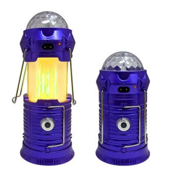 Επαναφορτιζόμενο Ηλιακό Φανάρι για Κάμπινγκ USB SX-6808T - Χρώμα: Μπλε Επαναφορτιζόμενο Ηλιακό Φανάρι για Κάμπινγκ USB SX-6808T - Χρώμα: Μπλε