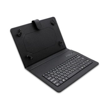 Θήκη Book Cover με Πληκτρολόγιο & Καλώδιο Σύνδεσης Micro USB Universal για Tablet 7'' - Χρώμα: Μαύρο Θήκη Book Cover με Πληκτρολόγιο & Καλώδιο Σύνδεσης Micro USB Universal για Tablet 7'' - Χρώμα: Μαύρο