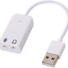 Εξωτερική USB Κάρτα Ήχου USB 7.1 - Χρώμα: Άσπρο
