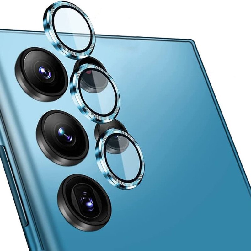 Τζαμάκι Προστασίας Κάμερας για Samsung Galaxy S23 / S23 Plus - Χρώμα: Μπλε