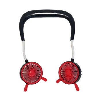 Επαναφορτιζόμενος Ανεμιστήρας Λαιμού για το Πρόσωπο & τον Αυχένα με Αυτάκια CS1208-1 - Χρώμα: Μαύρο - Κόκκινο Επαναφορτιζόμενος Ανεμιστήρας Λαιμού για το Πρόσωπο & τον Αυχένα με Αυτάκια CS1208-1 - Χρώμα: Μαύρο - Κόκκινο