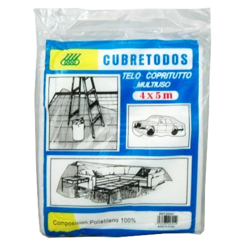 Πλαστικό Νάυλον Κάλυμμα Προστασίας 4x5m 20301