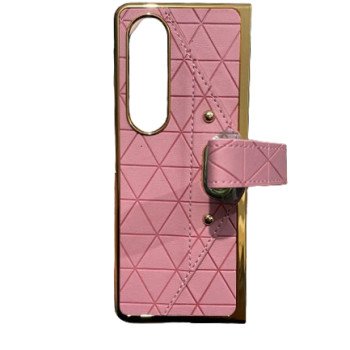 360 Full Cover S2 Πλαστική Ανθεκτική Θήκη Δερματίνη Σετ με Τζαμάκι για  Samsung Galaxy Z Fold 5 Χρώμα: Ροζ 360 Full Cover S2 Πλαστική Ανθεκτική Θήκη Δερματίνη Σετ με Τζαμάκι για  Samsung Galaxy Z Fold 5 Χρώμα: Ροζ