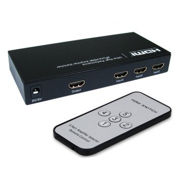 HDMI 1.4 Switch Full HD 1080p 5 Θύρες Μαύρο HDMI 1.4 Switch Full HD 1080p 5 Θύρες Μαύρο