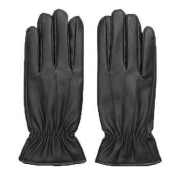 Γάντια Δερματίνης - Χρώμα: Μαύρο Γάντια Δερματίνης - Χρώμα: Μαύρο