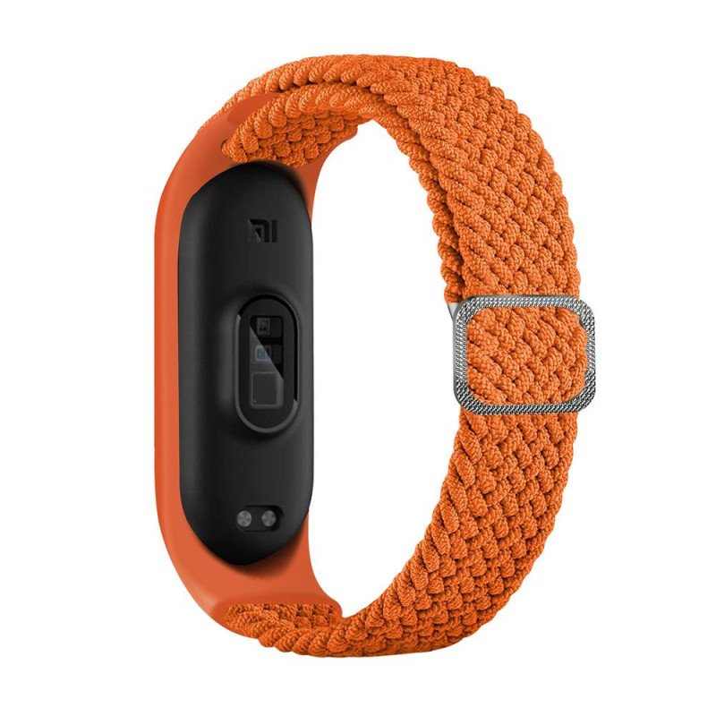 Υφασμάτινο Λουράκι για Xiaomi Mi Band 5/Mi Smart Band 6 - Χρώμα: Πορτοκαλί