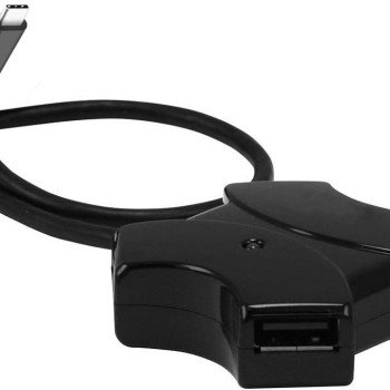 Αντάπτορας HUB 4x USB-A Female σε Type-C Male - Χρώμα: Μαύρο Αντάπτορας HUB 4x USB-A Female σε Type-C Male - Χρώμα: Μαύρο