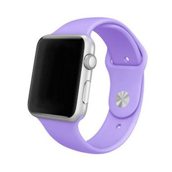 Smoothband Λουράκι Σιλικόνης με Pin για Apple Watch 38 / 40mm - Χρώμα: Λιλά Smoothband Λουράκι Σιλικόνης με Pin για Apple Watch 38 / 40mm - Χρώμα: Λιλά
