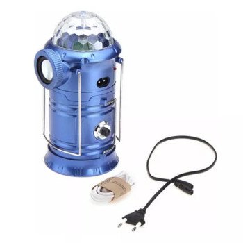 Ασύρματο Bluetooth Ηχείο με Λειτουργία Φωτός Σκηνής LED MX-6801 - Χρώμα: Μπλε