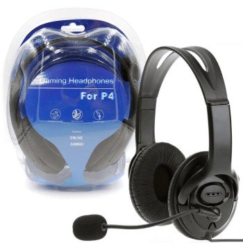 P4 Over Ear Gaming Ακουστικά (3.5mm) - Χρώμα: Μαύρο P4 Over Ear Gaming Ακουστικά (3.5mm) - Χρώμα: Μαύρο