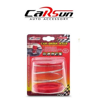 Carsun LA-054 Ποτηροθήκη Αυτοκινήτου 1 Θέσης με Αυτοκόλλητη Ταινία 8x7cm – Χρώμα: Κόκκινο Carsun LA-054 Ποτηροθήκη Αυτοκινήτου 1 Θέσης με Αυτοκόλλητη Ταινία 8x7cm – Χρώμα: Κόκκινο