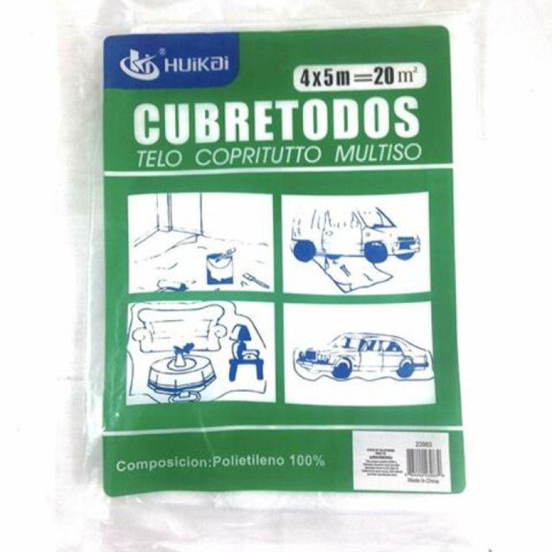 Πλαστικό Νάυλον Κάλυμμα Προστασίας 4x5m=20m HK103
