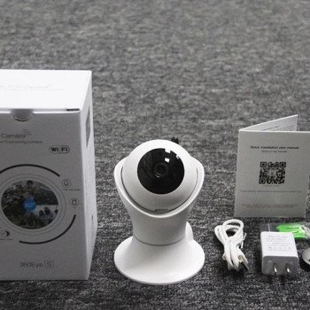 IP Κάμερα Παρακολούθησης Wi-Fi 720P HD με Αμφίδρομη Επικοινωνία 360° dEC39-06 - Χρώμα: Άσπρο IP Κάμερα Παρακολούθησης Wi-Fi 720P HD με Αμφίδρομη Επικοινωνία 360° dEC39-06 - Χρώμα: Άσπρο