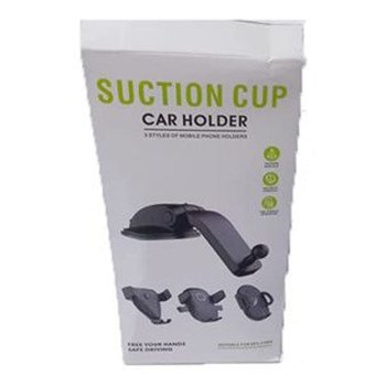 Βάση Κινητού Αυτοκινήτου με Βεντούζα - Χρώμα: Μαύρο Βάση Κινητού Αυτοκινήτου με Βεντούζα - Χρώμα: Μαύρο