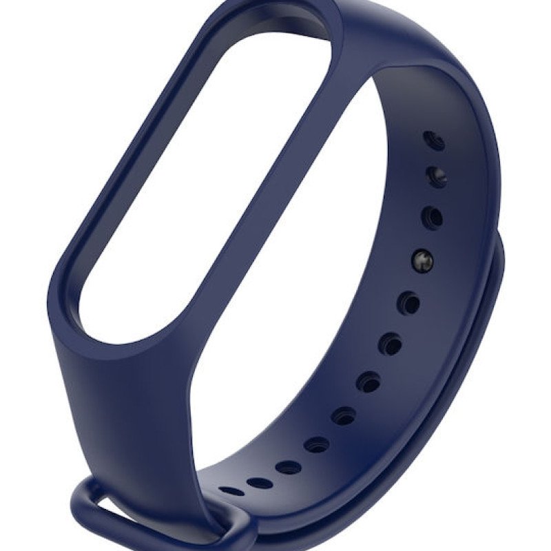 Λουράκι Σιλικόνης για Xiaomi Mi Band 5/Mi Smart Band 6 - Χρώμα: Σκούρο Μπλε Λουράκι Σιλικόνης για Xiaomi Mi Band 5/Mi Smart Band 6 - Χρώμα: Σκούρο Μπλε