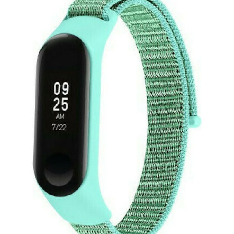 Υφασμάτινο Λουράκι για Xiaomi Mi Band 5/Mi Smart Band 6 - Χρώμα: Τιρκουάζ