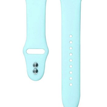 Smoothband Λουράκι Σιλικόνης με Pin για Apple Watch 38 / 40mm - Χρώμα: Γαλάζιο Smoothband Λουράκι Σιλικόνης με Pin για Apple Watch 38 / 40mm - Χρώμα: Γαλάζιο