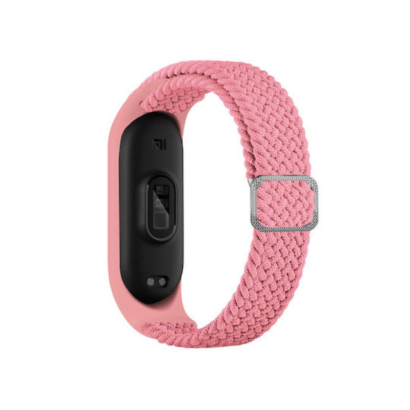 Υφασμάτινο Λουράκι για Xiaomi Mi Band 5/Mi Smart Band 6 - Χρώμα: Ρόζ Υφασμάτινο Λουράκι για Xiaomi Mi Band 5/Mi Smart Band 6 - Χρώμα: Ρόζ