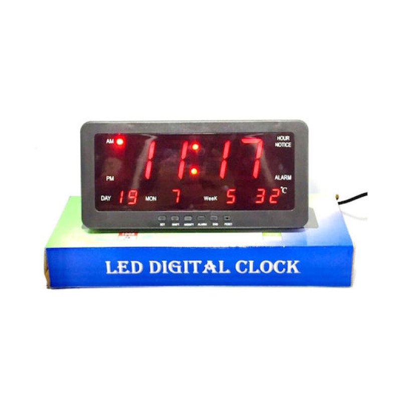 Ηλεκτρονικό Ψηφιακό Ρολόι / Led Digital Clock 1008