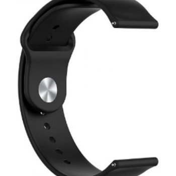 Smoothband Λουράκι Σιλικόνης με Pin για Apple Watch 38 / 40mm - Χρώμα: Μαύρο Smoothband Λουράκι Σιλικόνης με Pin για Apple Watch 38 / 40mm - Χρώμα: Μαύρο