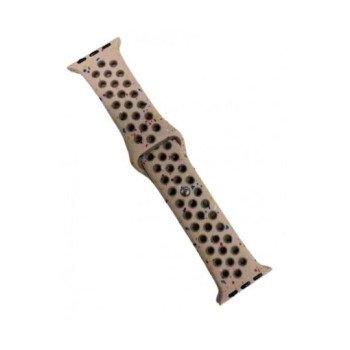 Smoothband Λουράκι Σιλικόνης με Pin & για Apple Watch Ultra 49mm - Χρώμα: Πολύχρωμο Μπεζ Smoothband Λουράκι Σιλικόνης με Pin & για Apple Watch Ultra 49mm - Χρώμα: Πολύχρωμο Μπεζ