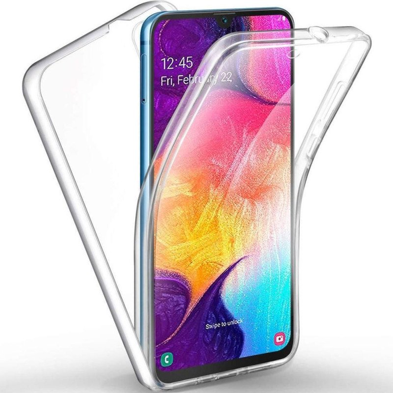 Θήκη Μπρος/Πίσω 360° για Samsung Galaxy A71 - Χρώμα: Διάφανο
