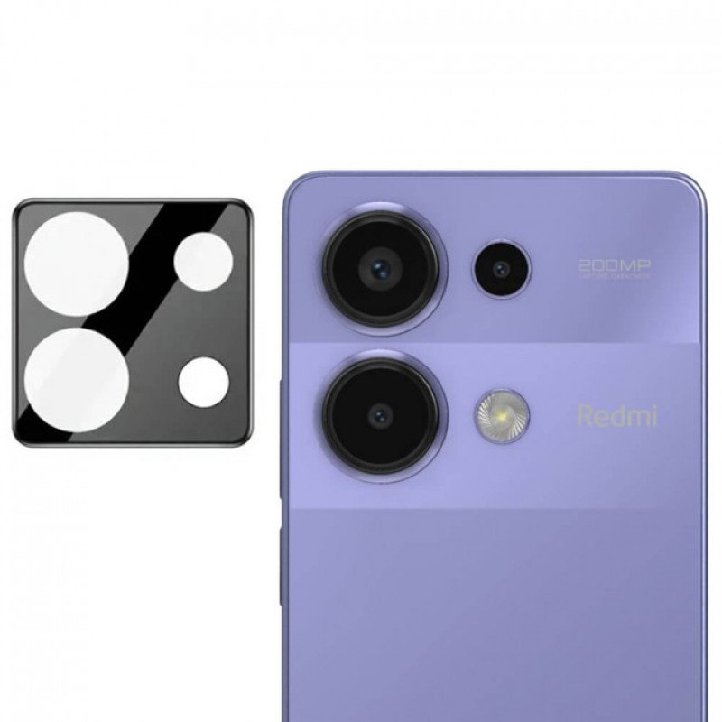 Full Cover Full Glue Tζαμάκι Προστασίας Πίσω Κάμερας για για Xiaomi Redmi Note 13 5G - Χρώμα: Μαύρο Full Cover Full Glue Tζαμάκι Προστασίας Πίσω Κάμερας για για Xiaomi Redmi Note 13 5G - Χρώμα: Μαύρο