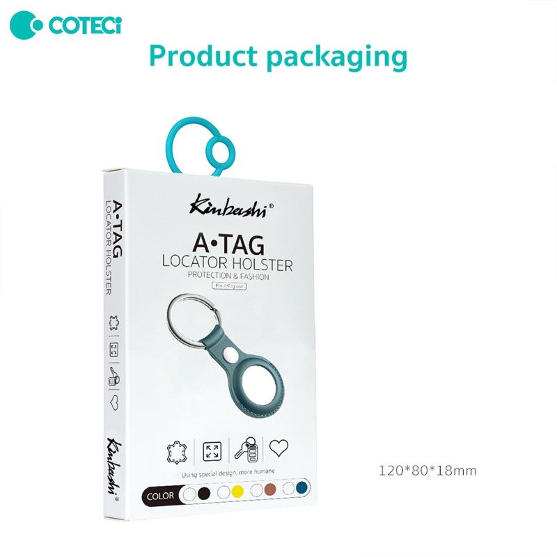 COTECi 86001-RG PU Θήκη Μπρελόκ για AirTag - Χρώμα: Κόκκινο