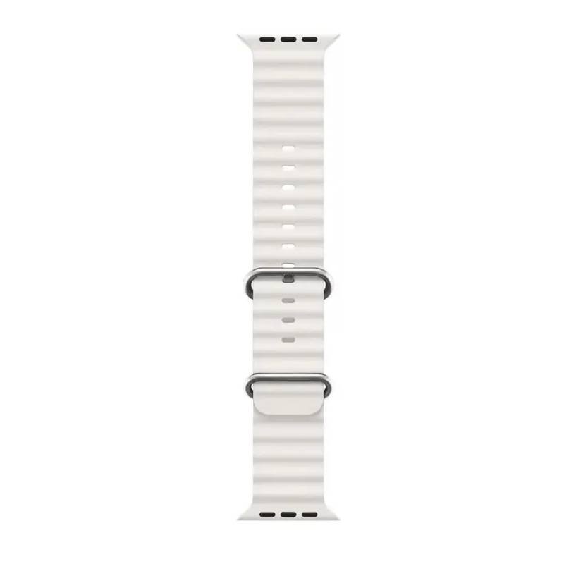VIDVIE WA01 Λουράκι Σιλικόνης (Apple Watch 1/2/3/4/5/6/7/8/SE/Ultra 42/44/45/49mm) - Χρώμα: Λευκό