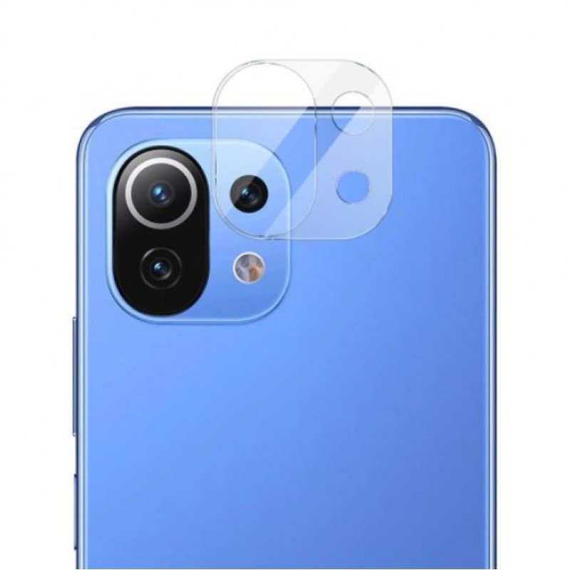 Full Glue Full Cover Full Glue Τζαμάκι Προστασίας Πίσω Κάμερας για Xiaomi Mi 11 - Χρώμα: Διάφανο