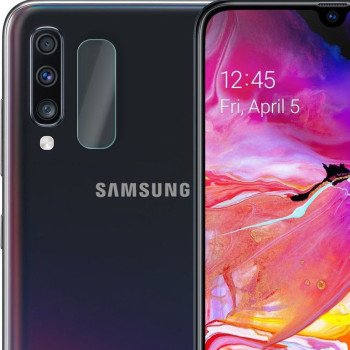 Full Glue Full Cover Full Glue Τζαμάκι Προστασίας Πίσω Κάμερας για Samsung Galaxy A70 - Χρώμα: Διάφανο