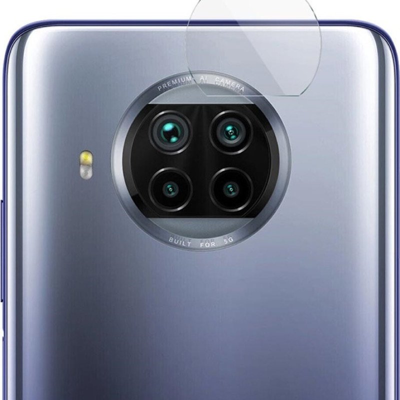 Full Glue Full Cover Full Glue Τζαμάκι Προστασίας Πίσω Κάμερας για Xiaomi Mi 10T Lite - Χρώμα: Διάφανο