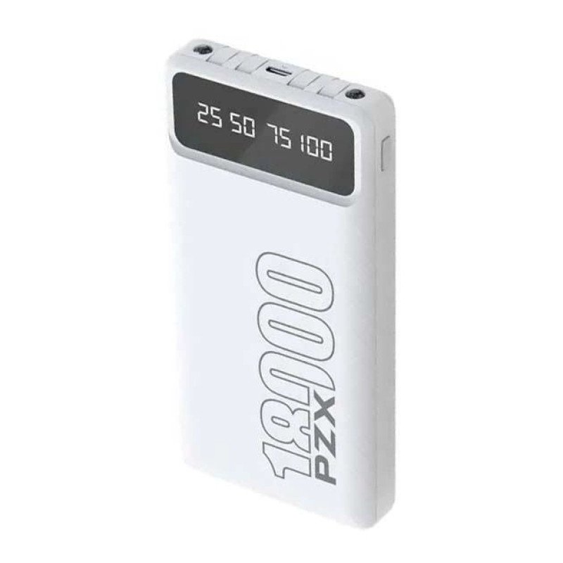 PZX C163 PowerBank με 1 Θύρα USB 18000mAh - Χρώμα: Λευκό PZX C163 PowerBank με 1 Θύρα USB 18000mAh - Χρώμα: Λευκό